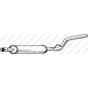 Silencieux central BOSAL 280-169