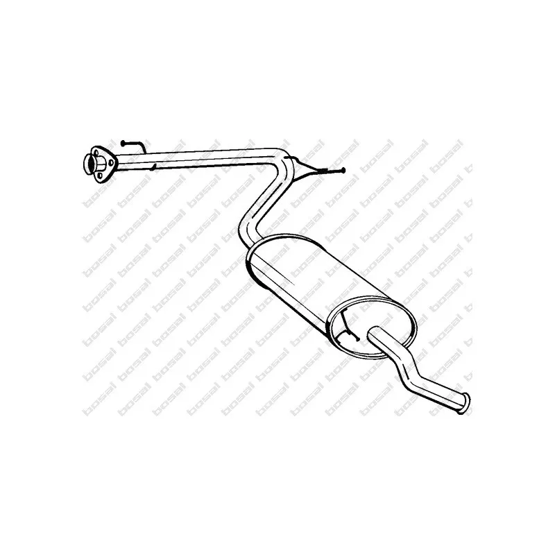 Silencieux arrière BOSAL 281-093