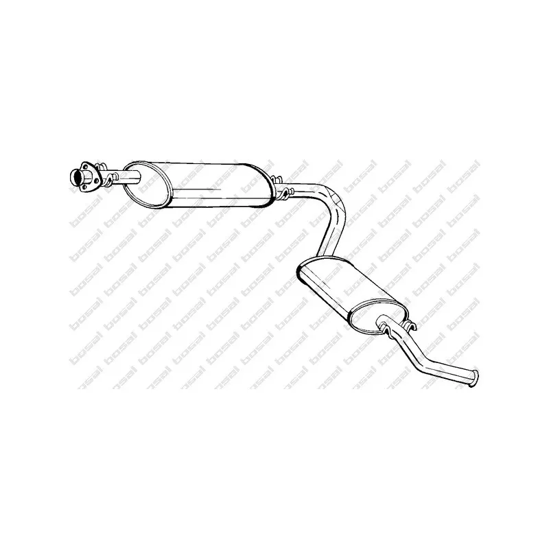 Silencieux arrière BOSAL 283-413