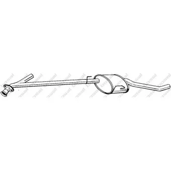 Silencieux central BOSAL 283-535