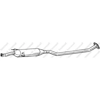 Silencieux central BOSAL 284-593