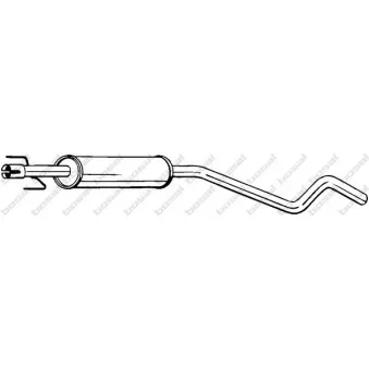 Silencieux central BOSAL