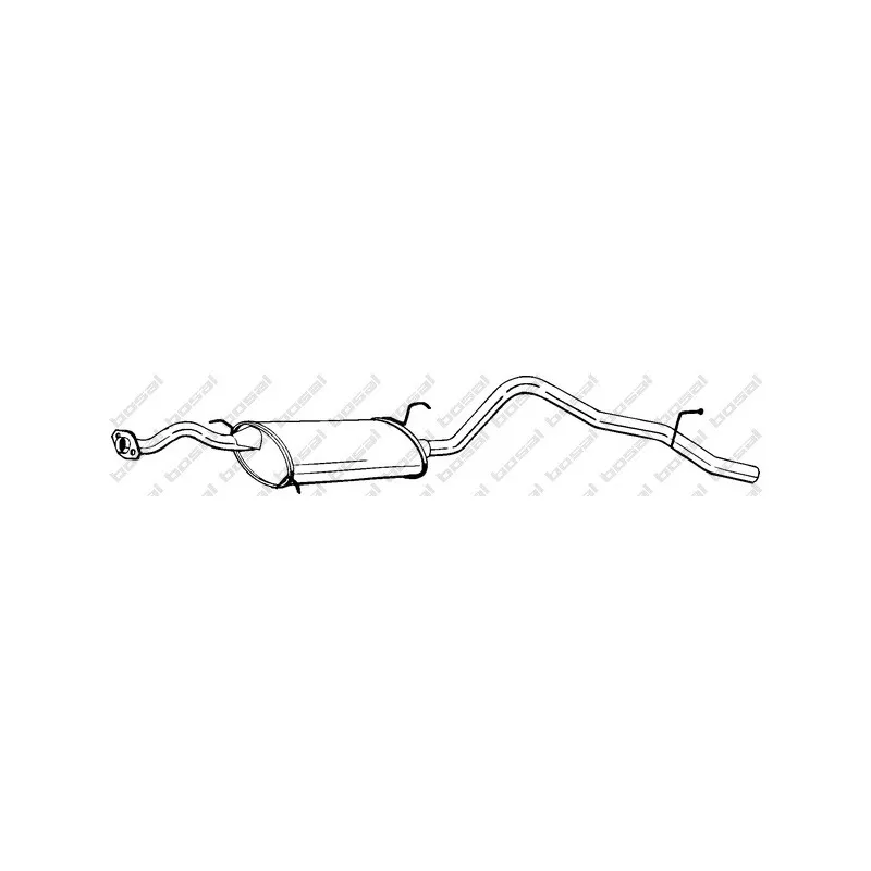 Silencieux arrière BOSAL 285-027