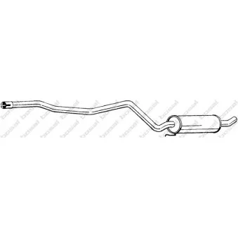 Silencieux central BOSAL 285-077