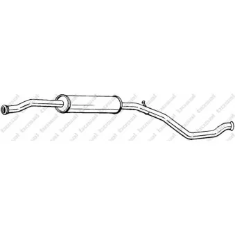 Silencieux central BOSAL 285-221
