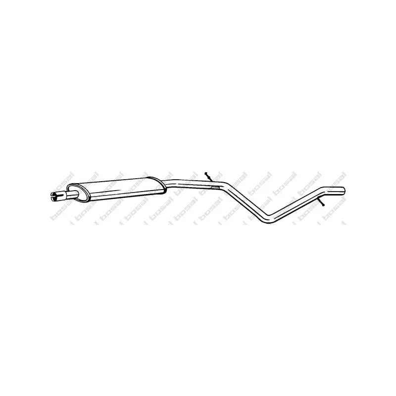 Silencieux central BOSAL 285-385