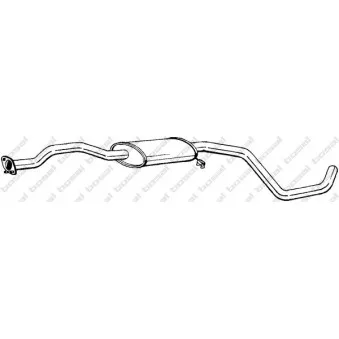 Silencieux central BOSAL 285-847