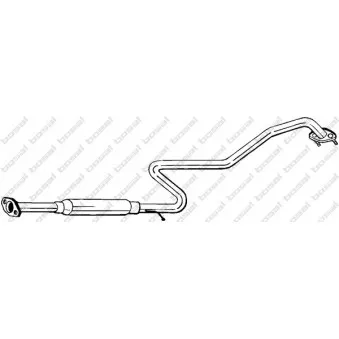 Silencieux central BOSAL 286-125