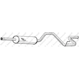 Silencieux central BOSAL 286-135