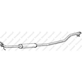 Silencieux central BOSAL 286-365