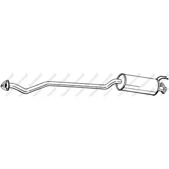 Silencieux central BOSAL 286-395