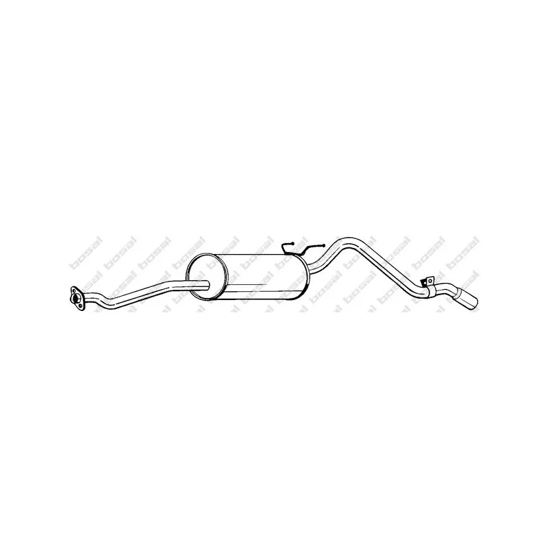 Silencieux arrière BOSAL 286-409