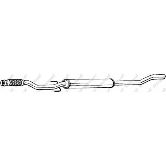 Silencieux central BOSAL 286-411