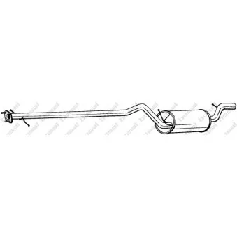 Silencieux central BOSAL 287-071