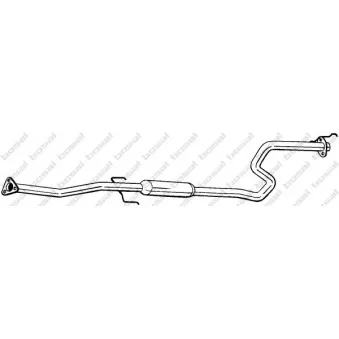 Silencieux central BOSAL 287-123