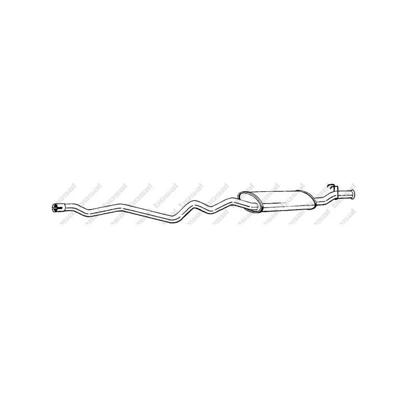 Silencieux arrière BOSAL 287-301