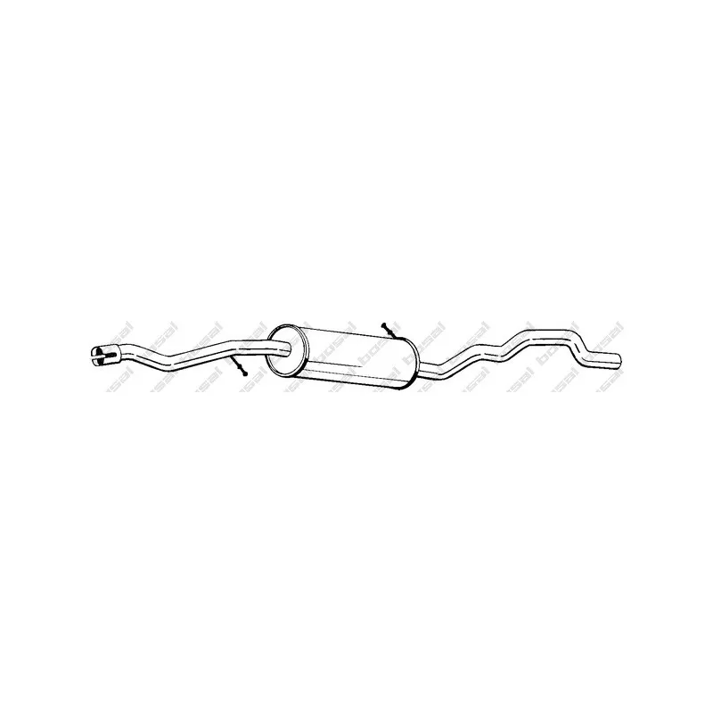 Silencieux central BOSAL 288-507