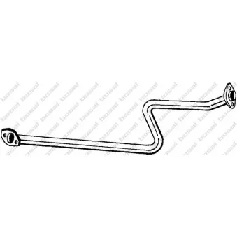 Tuyau d'échappement BOSAL 481-533