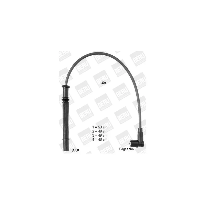 Kit de câbles d'allumage BERU PRO1604
