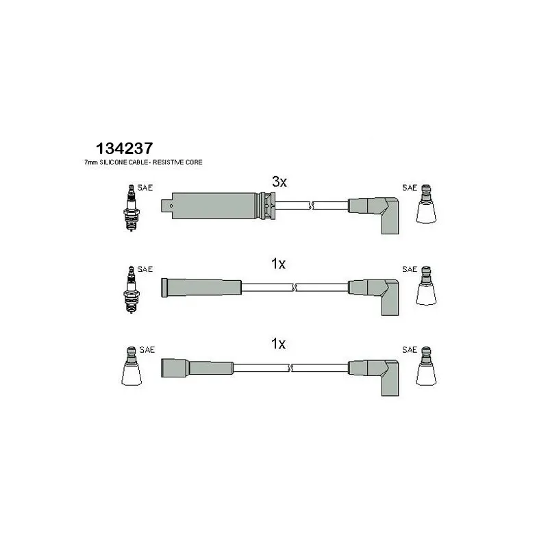Kit de câbles d'allumage HITACHI 134237