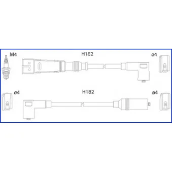 Kit de câbles d'allumage HITACHI 134701