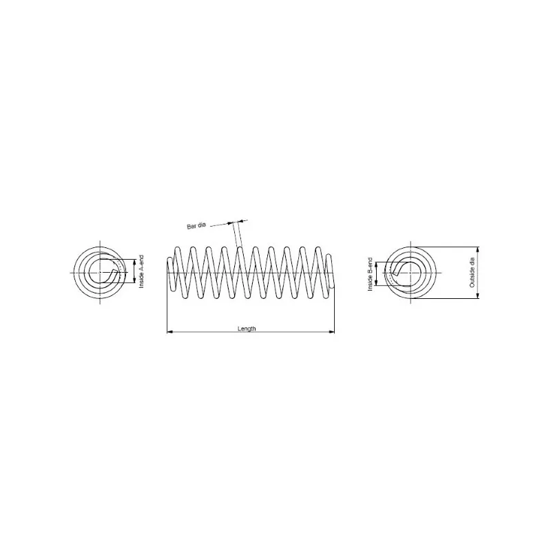 Ressort de suspension MONROE SE0042