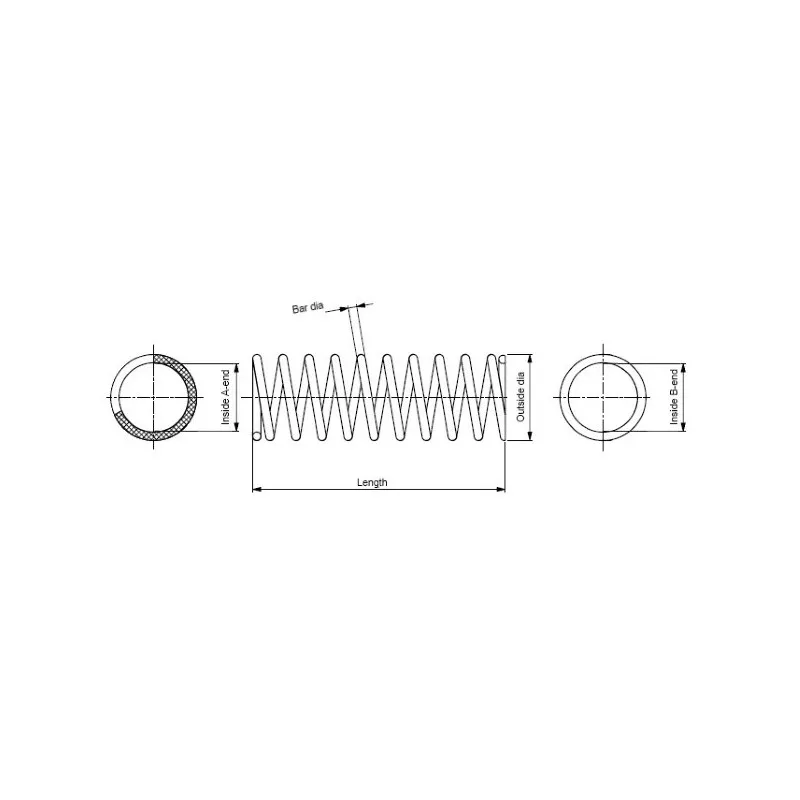 Ressort de suspension MONROE SP0204