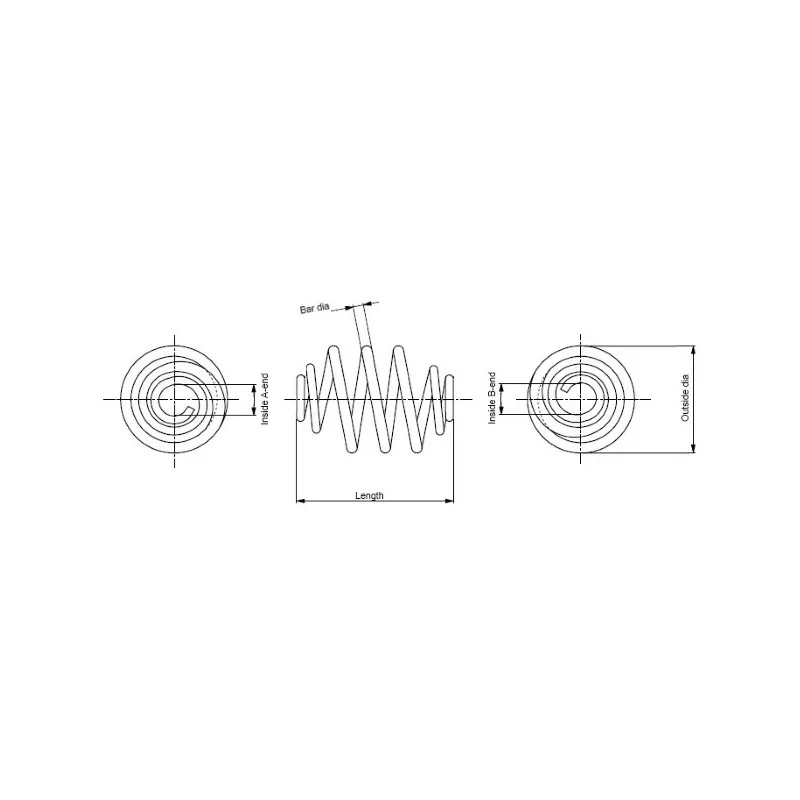 Ressort de suspension MONROE SP3304