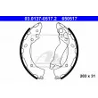 Jeu de mâchoires de frein ATE 03.0137-0517.2 - Visuel 1