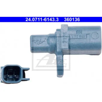 Capteur, vitesse de roue ATE 24.0711-6143.3
