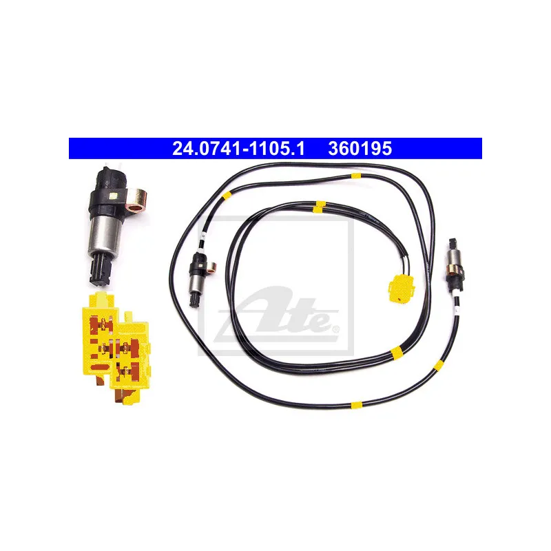 Capteur, vitesse de roue ATE 24.0741-1105.1