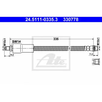 Flexible de frein ATE 24.5111-0335.3