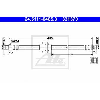 Flexible de frein ATE 24.5111-0485.3