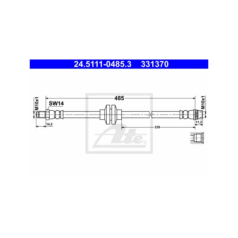 Flexible de frein ATE 24.5111-0485.3