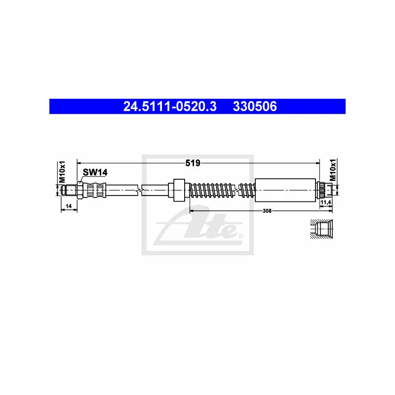 Flexible de frein ATE 24.5111-0520.3