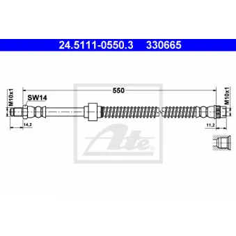 Flexible de frein ATE 24.5111-0550.3