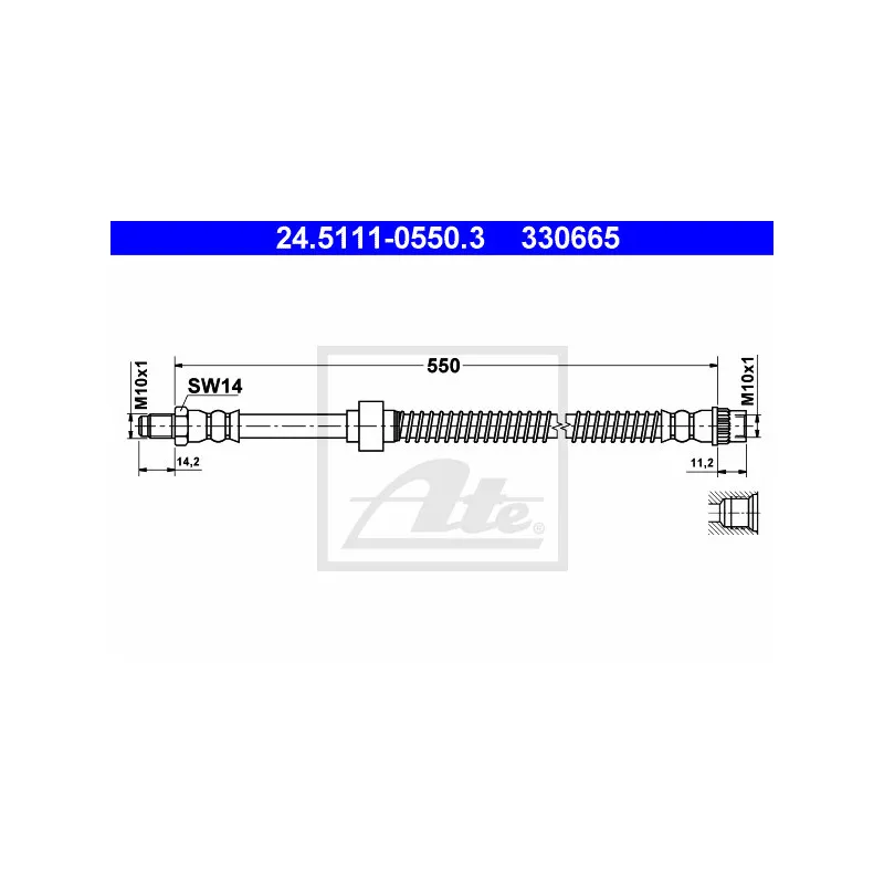 Flexible de frein ATE 24.5111-0550.3