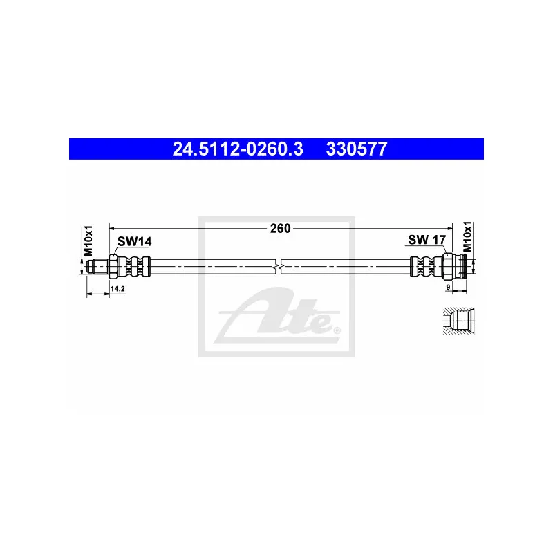 Flexible de frein ATE 24.5112-0260.3