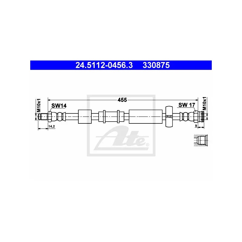 Flexible de frein ATE 24.5112-0456.3