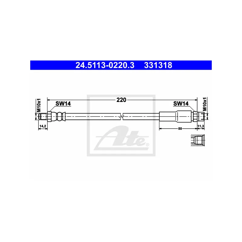 Flexible de frein ATE 24.5113-0220.3