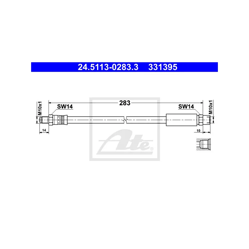 Flexible de frein ATE 24.5113-0283.3