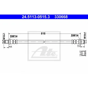 Flexible de frein ATE 24.5113-0515.3