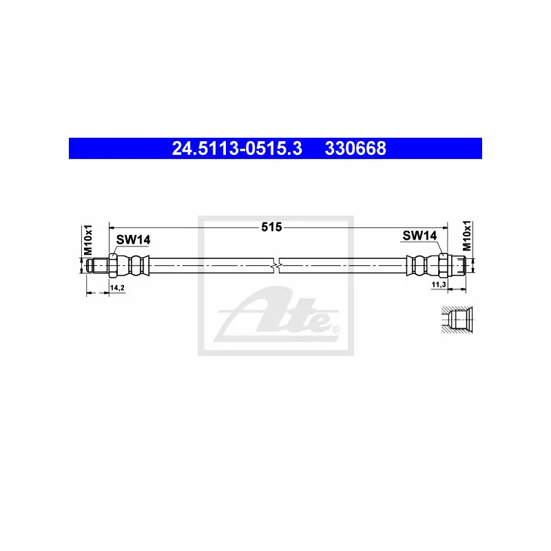 Flexible de frein ATE 24.5113-0515.3