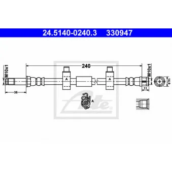 Flexible de frein ATE 24.5140-0240.3