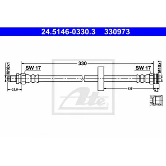 Flexible de frein ATE 24.5146-0330.3