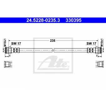 Flexible de frein ATE 24.5228-0235.3