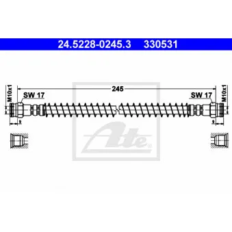 Flexible de frein ATE 24.5228-0245.3