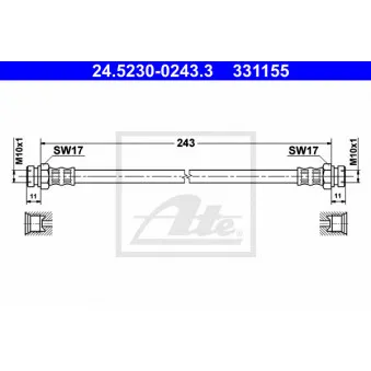 Flexible de frein ATE 24.5230-0243.3