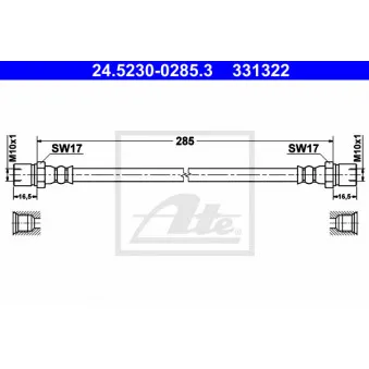 Flexible de frein ATE 24.5230-0285.3