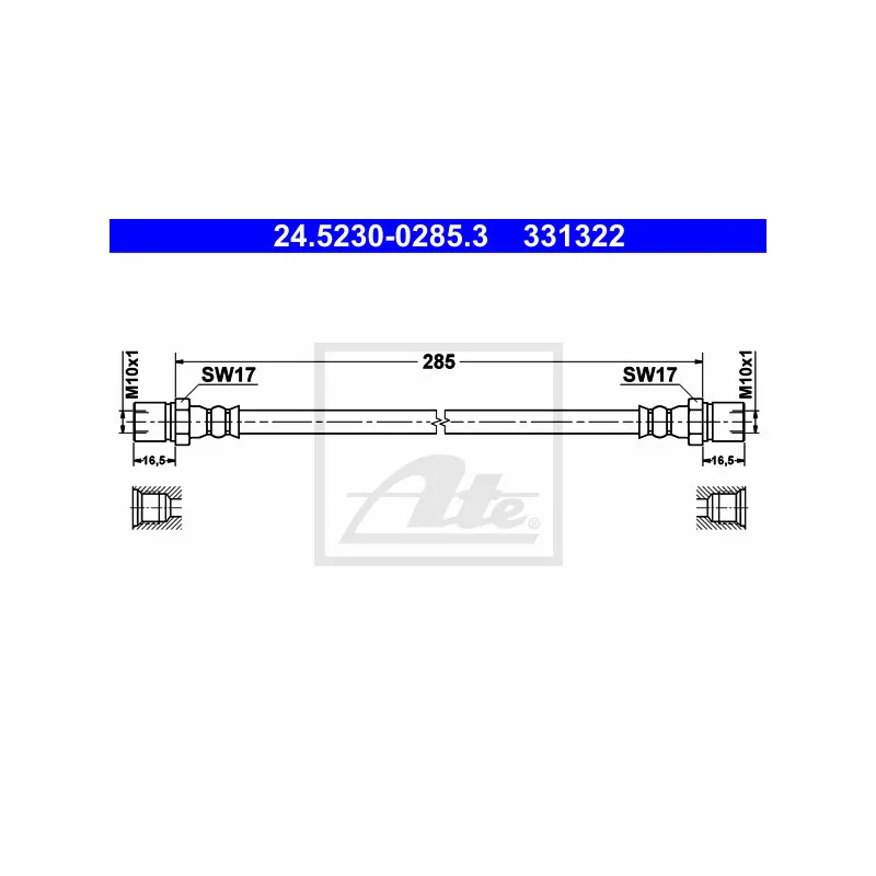 Flexible de frein ATE 24.5230-0285.3